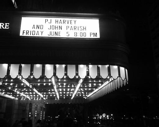 Marquee at the Warner Theatre